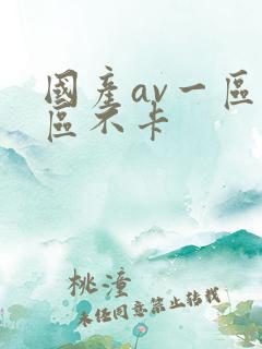 国产av一区二区不卡