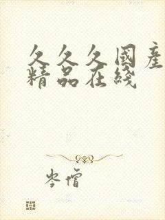 久久久国产高清精品在线