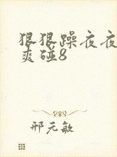 狠狠躁夜夜躁人爽碰8