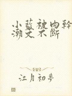 小蓝被肉干高h潮文不断