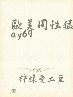 欧美同性猛男gay69