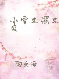 小雪又湿又紧真爽