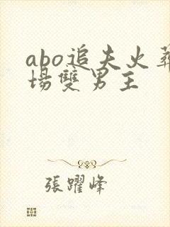 abo追夫火葬场双男主