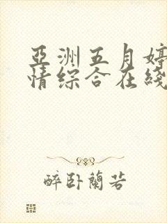 亚洲五月婷婷激情综合在线观看