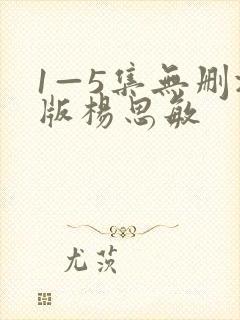 1—5集无删减版杨思敏
