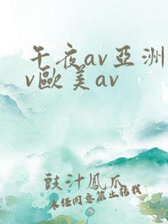 午夜av亚洲av欧美av