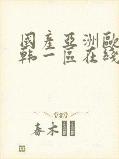 国产亚洲欧美日韩一区在线观看