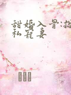甜婚入骨:总裁私宠妻