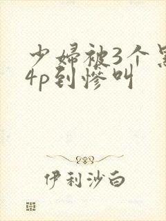 少妇被3个黑人4p到惨叫