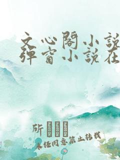 文心阁小说_无弹窗小说在线免费阅读