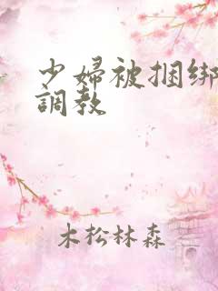 少妇被捆绑变态调教