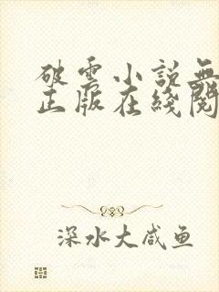 破云小说无删减正版在线阅读