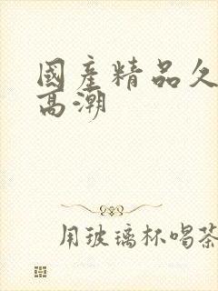 国产精品久久久高潮