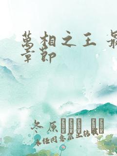 万相之王 最新章节