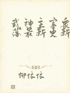 武神主宰众女堕落最新更新章节列表