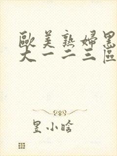 欧美熟妇黑人巨大一二三区