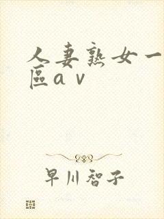 人妻熟女一区二区aⅴ