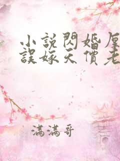 小说闪婚厚爱,误嫁天价老公