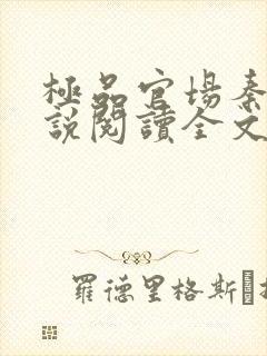 极品官场秦峰小说阅读全文最新章节下载