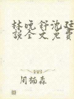 林晚舒沈廷州小说全文免费阅读全文