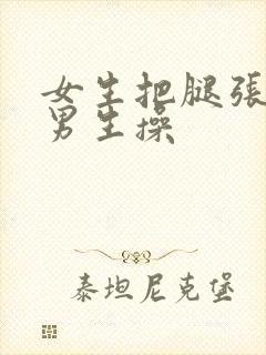 女生把腿张开让男生操