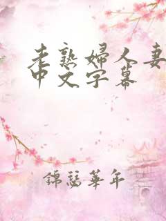 老熟妇人妻久久中文字幕