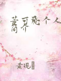 董可飞个人资料简介