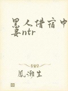 黑人借宿中出人妻ntr