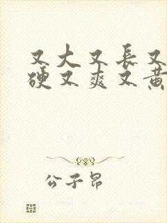 又大又长又粗又硬又爽又黄毛片大全