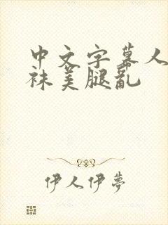 中文字幕人妻丝袜美腿乱