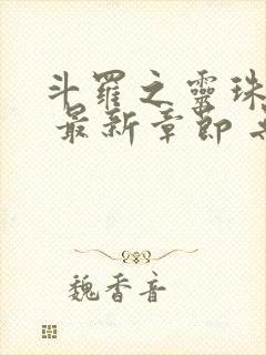 斗罗之灵珠神剑 最新章节 无弹窗