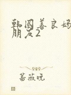 韩国善良妈妈的朋友2
