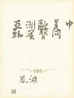 亚洲欧美中文日韩蜜臀网