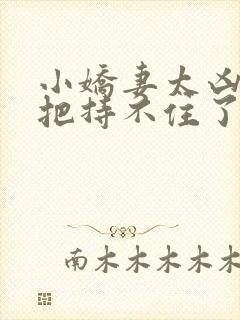 小娇妻太凶陆爷把持不住了短剧