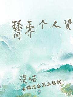 孙正个人资料及简介