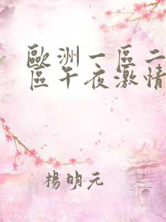 欧洲一区二区三区午夜激情