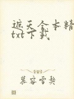 遮天全本精校版txt下载