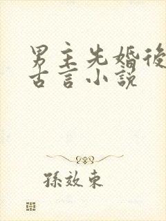 男主先婚后爱的古言小说