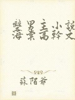 双男主小说推荐海棠高干文