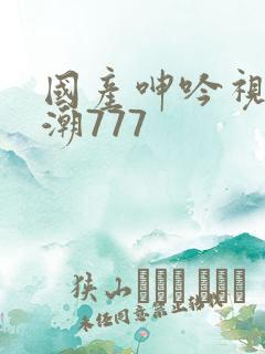 国产呻吟视频高潮777