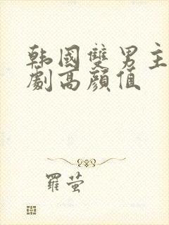 韩国双男主电视剧高颜值