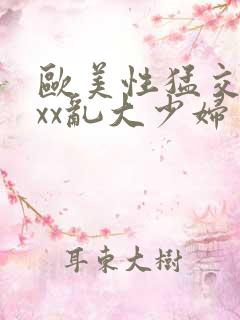 欧美性猛交xxxx乱大少妇