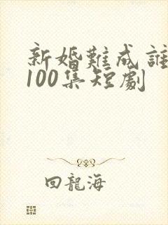 新婚难成谁之错100集短剧