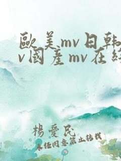 欧美mv日韩mv国产mv在线