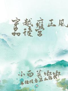 穿越雍正风流极品后宫