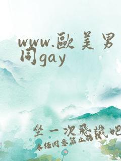 www.欧美男同gay