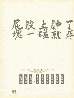 屁股上肿了个硬块一碰就疼