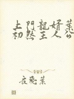 上门龙婿叶辰萧初然主人公