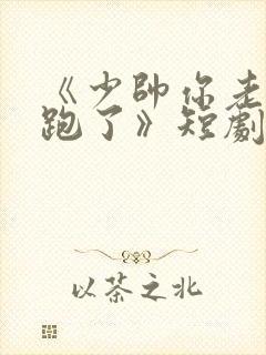 《少帅你老婆又跑了》短剧