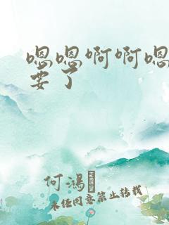 嗯嗯啊啊嗯啊不要了